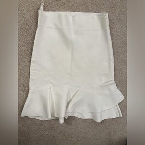 BCBG women’s bandage skirt with flared bottom